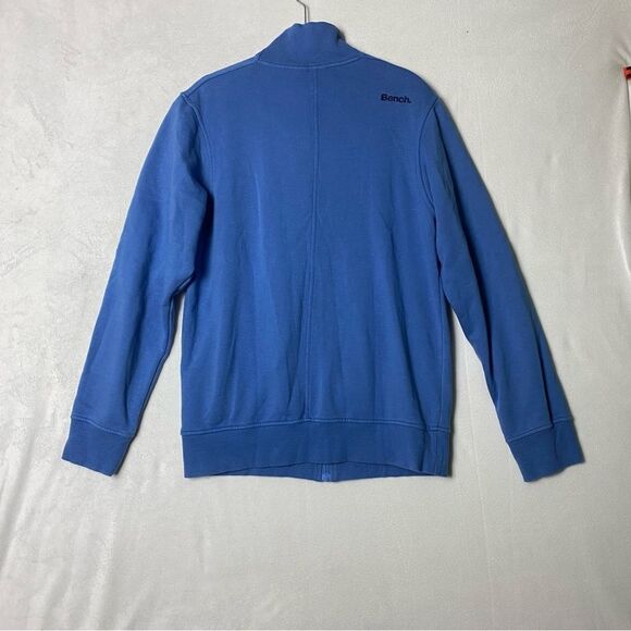 Bench Blue Long Sleeve Front Zip Jacket Size Small - Picture 2 of 12
